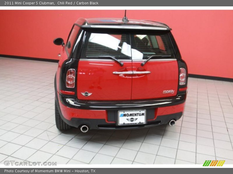 Chili Red / Carbon Black 2011 Mini Cooper S Clubman