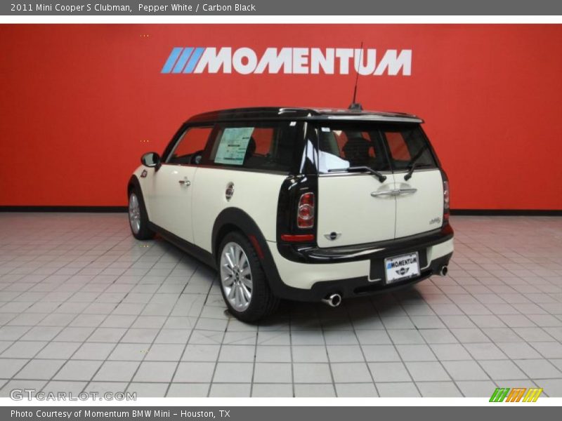 Pepper White / Carbon Black 2011 Mini Cooper S Clubman