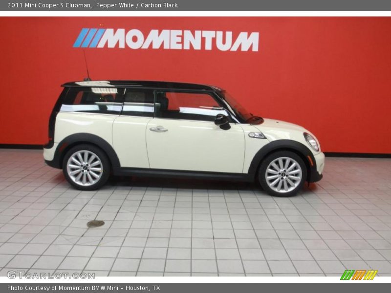 Pepper White / Carbon Black 2011 Mini Cooper S Clubman