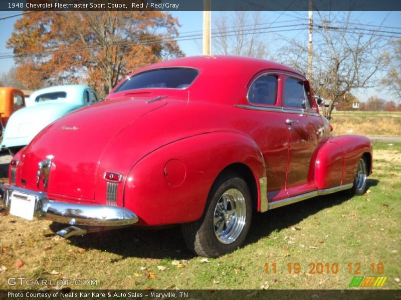 Red / Red/Gray 1948 Chevrolet Fleetmaster Sport Coupe
