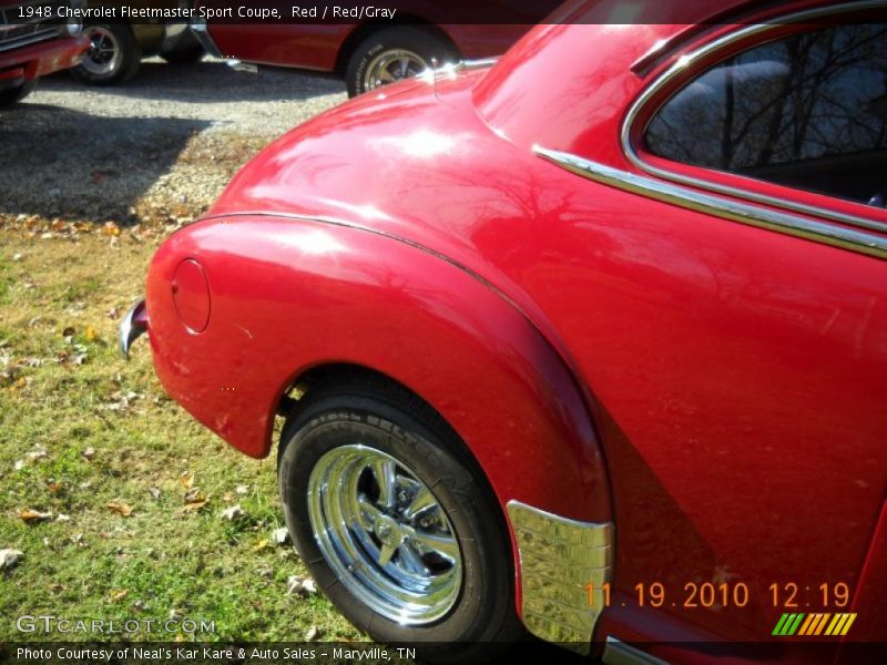 Red / Red/Gray 1948 Chevrolet Fleetmaster Sport Coupe