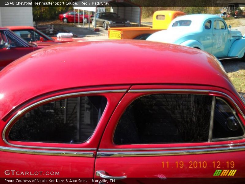 Red / Red/Gray 1948 Chevrolet Fleetmaster Sport Coupe