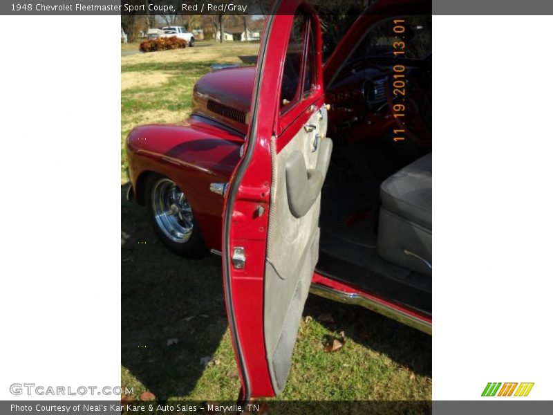 Red / Red/Gray 1948 Chevrolet Fleetmaster Sport Coupe