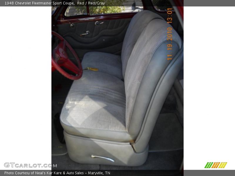  1948 Fleetmaster Sport Coupe Red/Gray Interior