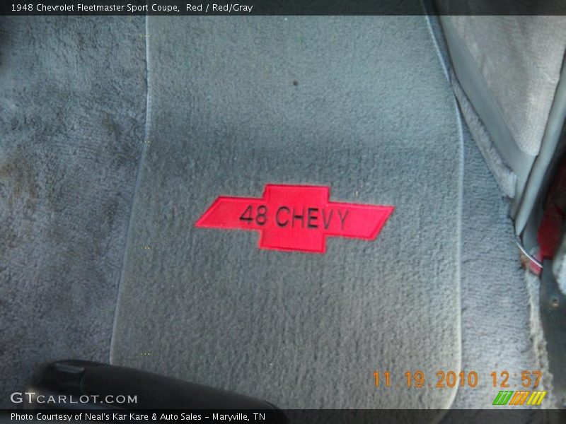  1948 Fleetmaster Sport Coupe Red/Gray Interior