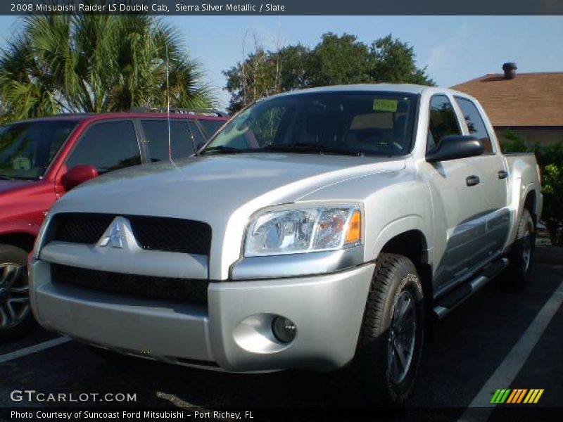 Sierra Silver Metallic / Slate 2008 Mitsubishi Raider LS Double Cab