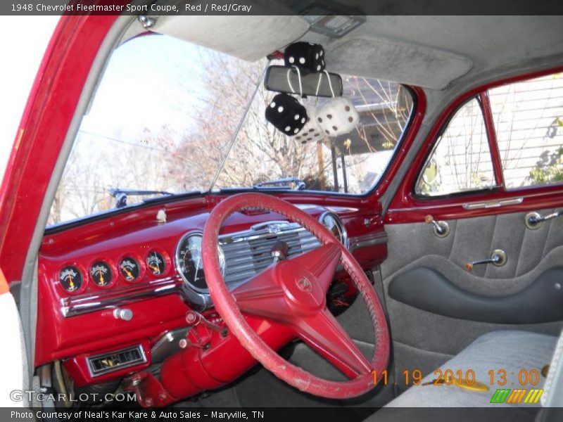 Red/Gray Interior - 1948 Fleetmaster Sport Coupe 