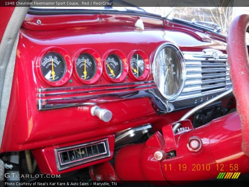 Dashboard of 1948 Fleetmaster Sport Coupe