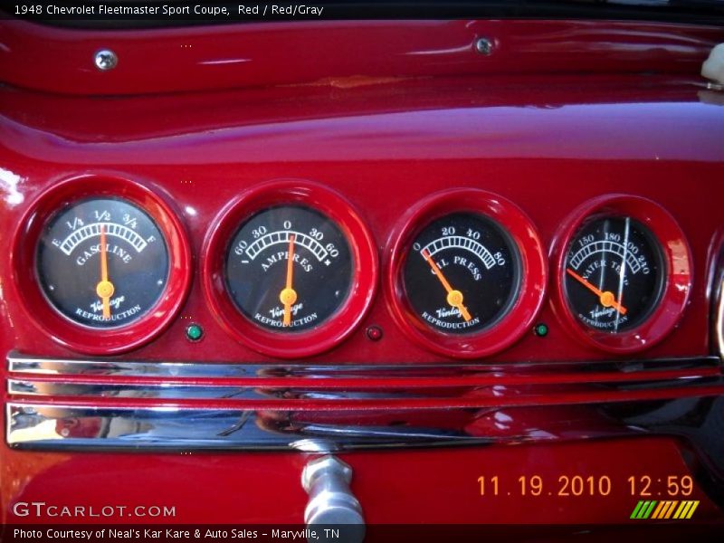  1948 Fleetmaster Sport Coupe Sport Coupe Gauges