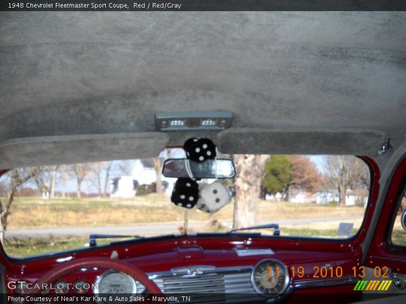  1948 Fleetmaster Sport Coupe Red/Gray Interior