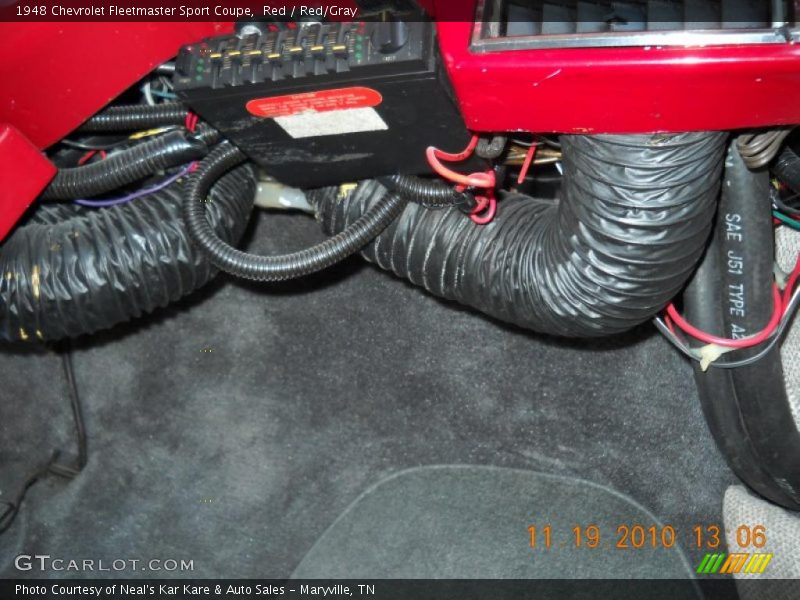 Controls of 1948 Fleetmaster Sport Coupe