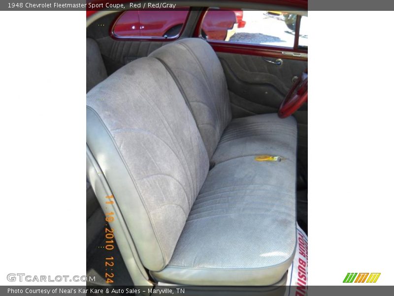  1948 Fleetmaster Sport Coupe Red/Gray Interior