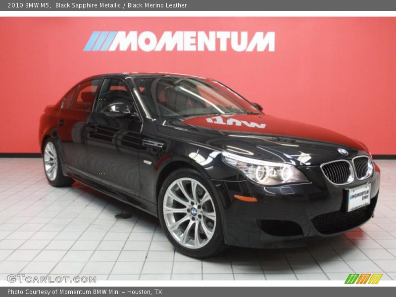Black Sapphire Metallic / Black Merino Leather 2010 BMW M5