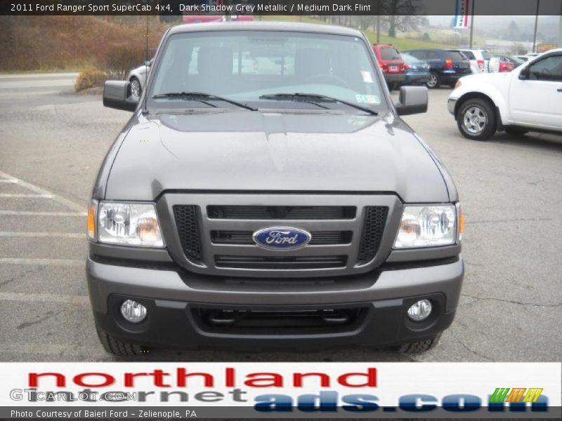 Dark Shadow Grey Metallic / Medium Dark Flint 2011 Ford Ranger Sport SuperCab 4x4