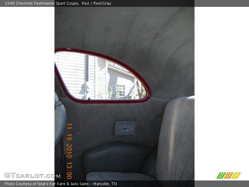  1948 Fleetmaster Sport Coupe Red/Gray Interior