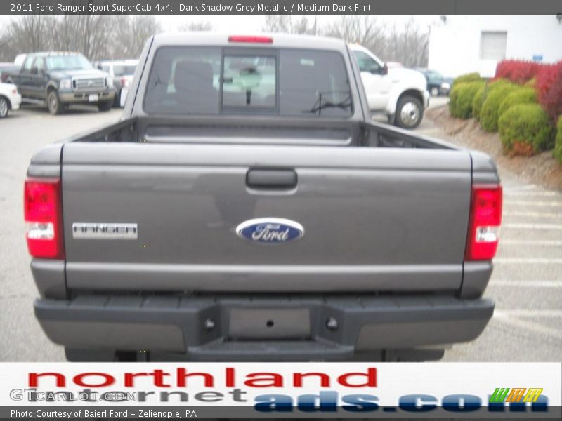 Dark Shadow Grey Metallic / Medium Dark Flint 2011 Ford Ranger Sport SuperCab 4x4