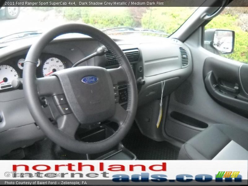 Dark Shadow Grey Metallic / Medium Dark Flint 2011 Ford Ranger Sport SuperCab 4x4