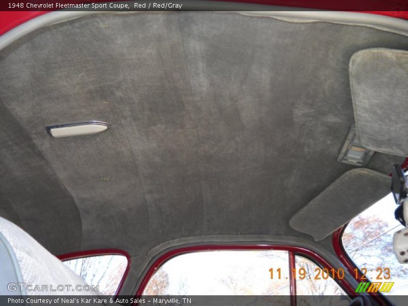  1948 Fleetmaster Sport Coupe Red/Gray Interior
