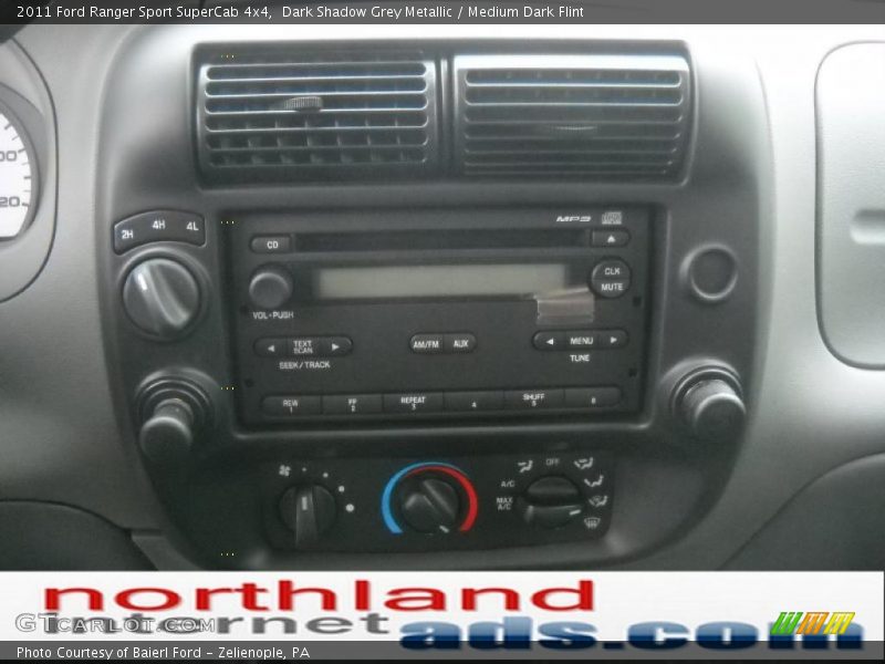 Dark Shadow Grey Metallic / Medium Dark Flint 2011 Ford Ranger Sport SuperCab 4x4