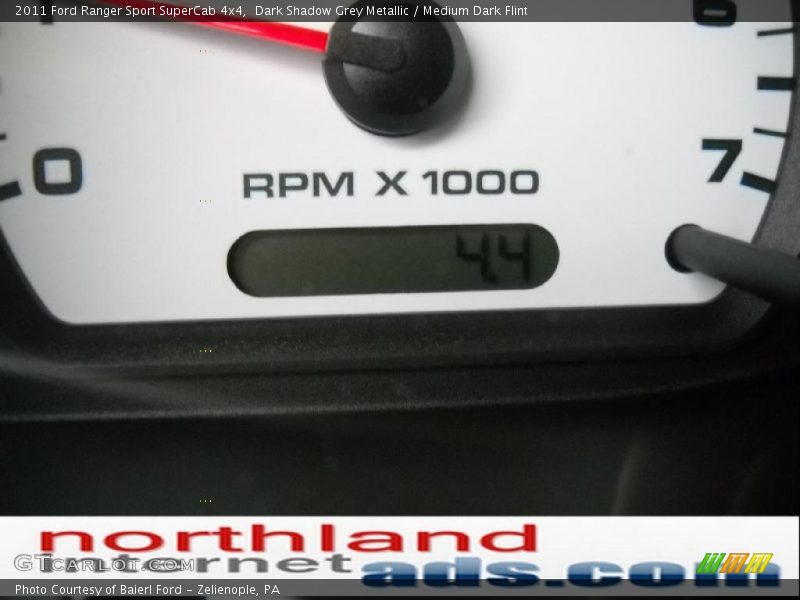 Dark Shadow Grey Metallic / Medium Dark Flint 2011 Ford Ranger Sport SuperCab 4x4