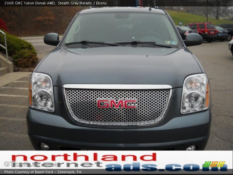 Stealth Gray Metallic / Ebony 2008 GMC Yukon Denali AWD