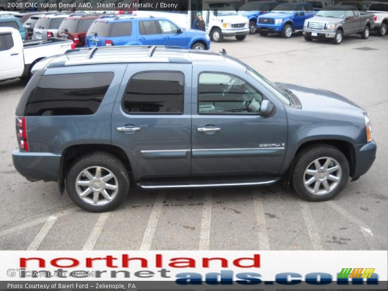 Stealth Gray Metallic / Ebony 2008 GMC Yukon Denali AWD