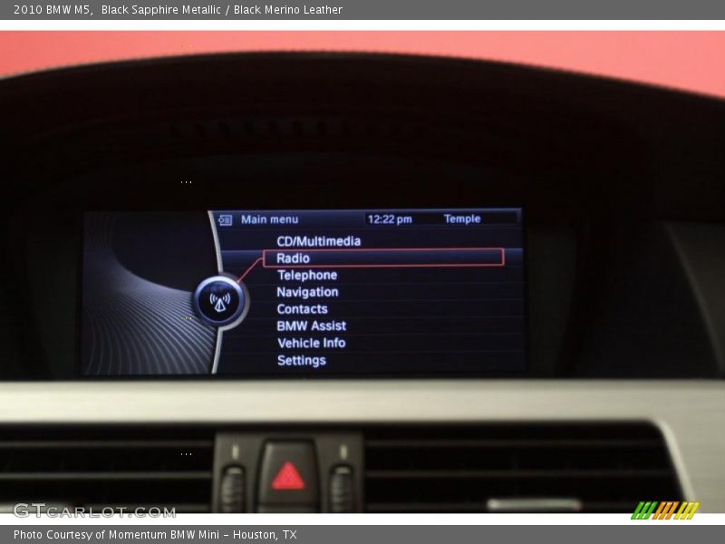 Black Sapphire Metallic / Black Merino Leather 2010 BMW M5