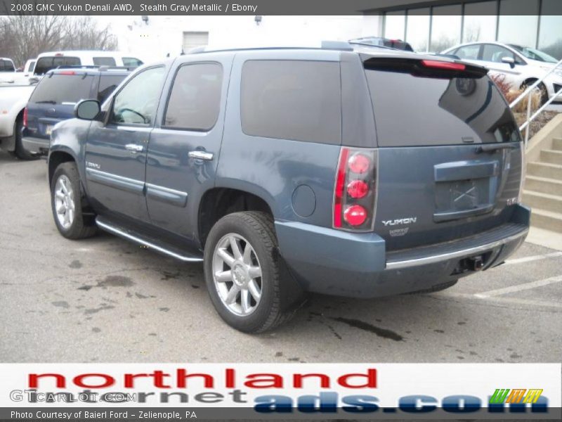 Stealth Gray Metallic / Ebony 2008 GMC Yukon Denali AWD