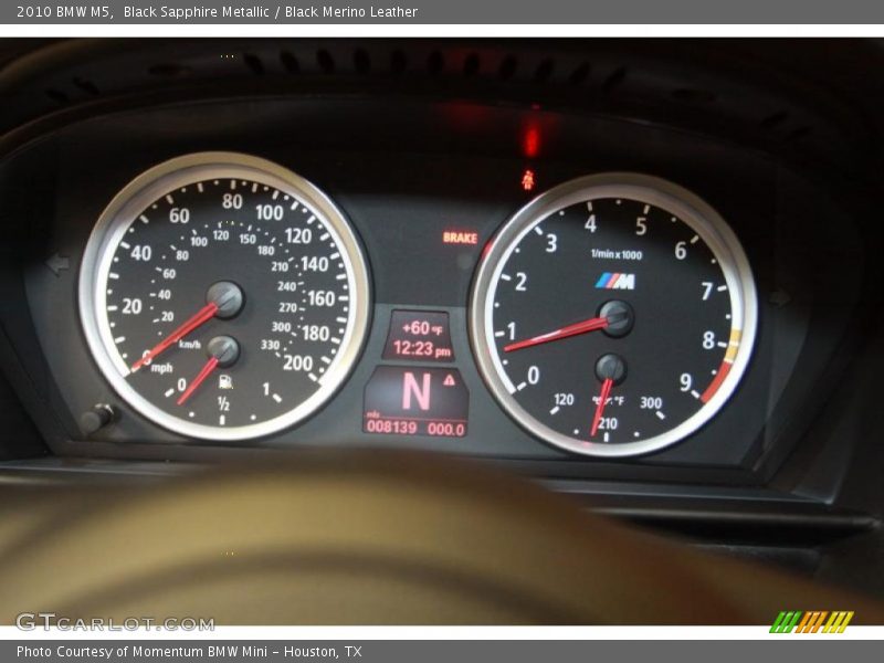  2010 M5   Gauges