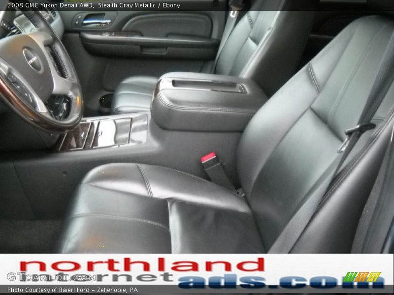 Stealth Gray Metallic / Ebony 2008 GMC Yukon Denali AWD