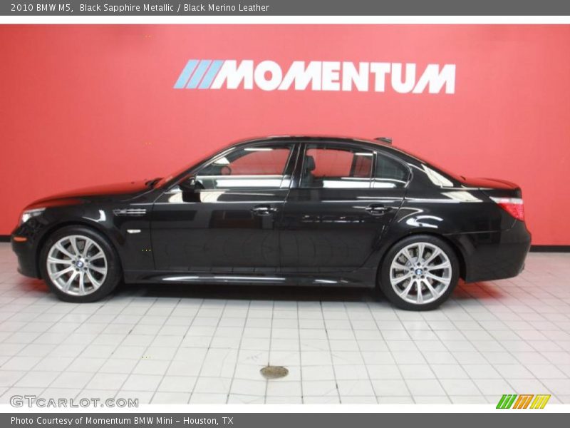 Black Sapphire Metallic / Black Merino Leather 2010 BMW M5