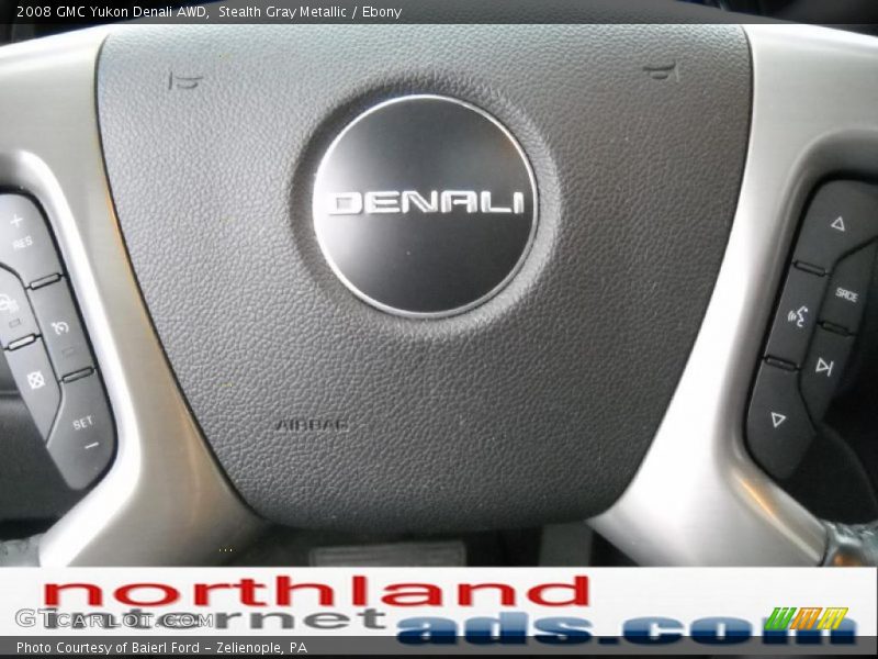 Stealth Gray Metallic / Ebony 2008 GMC Yukon Denali AWD