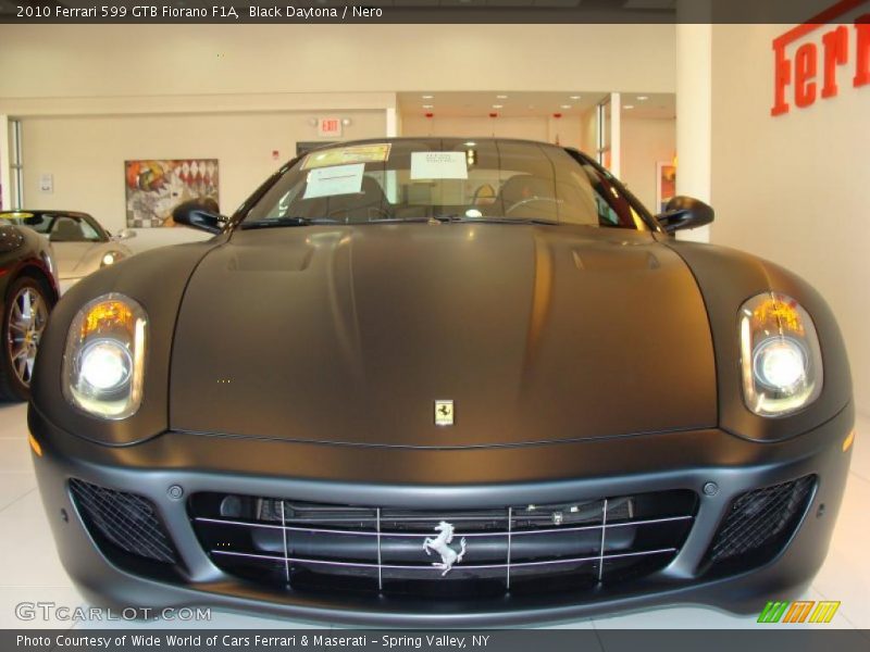  2010 599 GTB Fiorano F1A Black Daytona