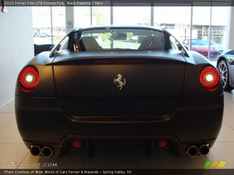  2010 599 GTB Fiorano F1A Black Daytona