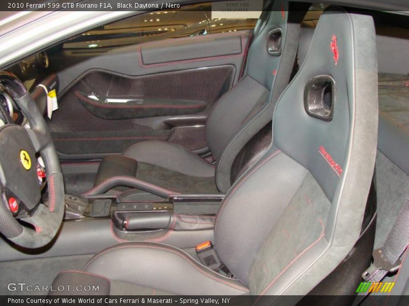  2010 599 GTB Fiorano F1A Nero Interior
