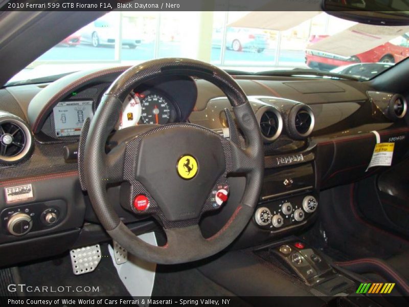 Dashboard of 2010 599 GTB Fiorano F1A