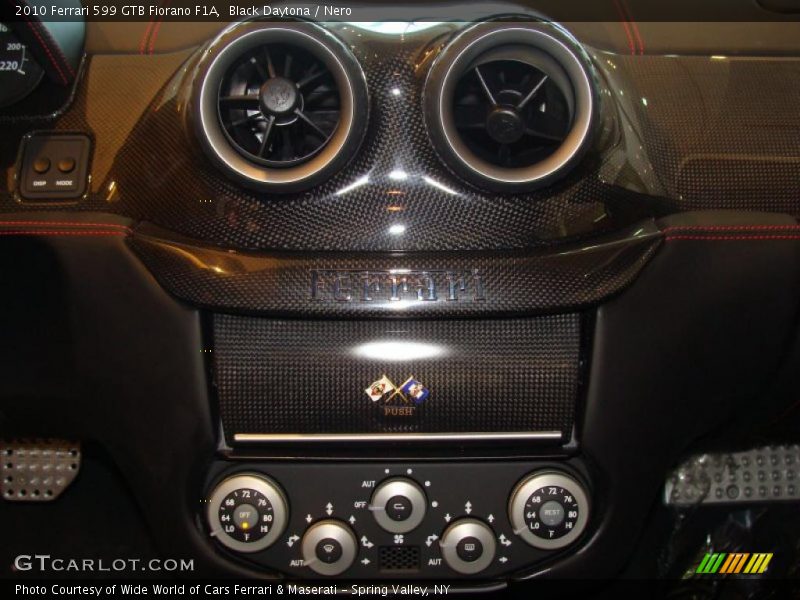 Controls of 2010 599 GTB Fiorano F1A