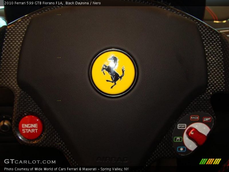 Controls of 2010 599 GTB Fiorano F1A