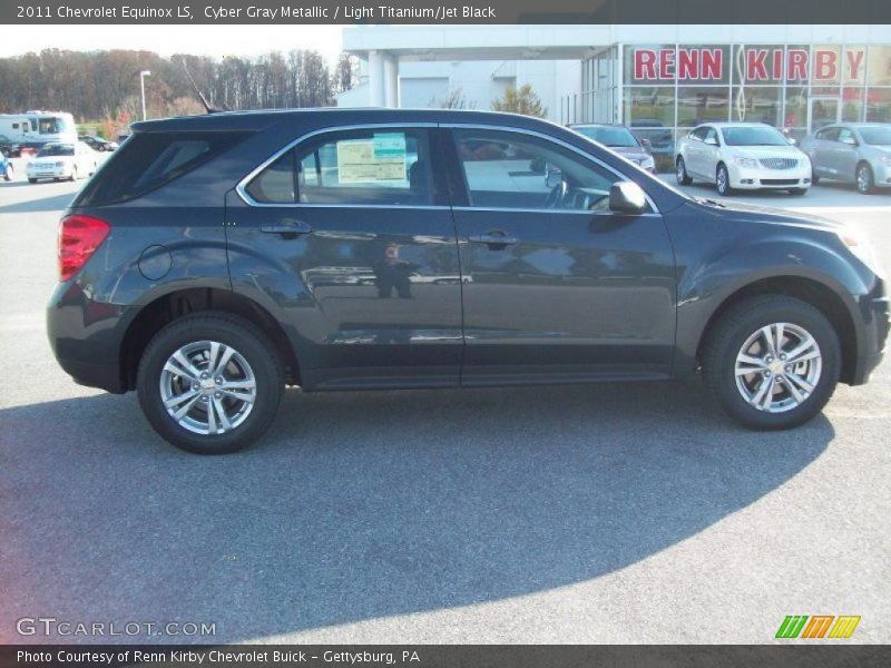 Cyber Gray Metallic / Light Titanium/Jet Black 2011 Chevrolet Equinox LS