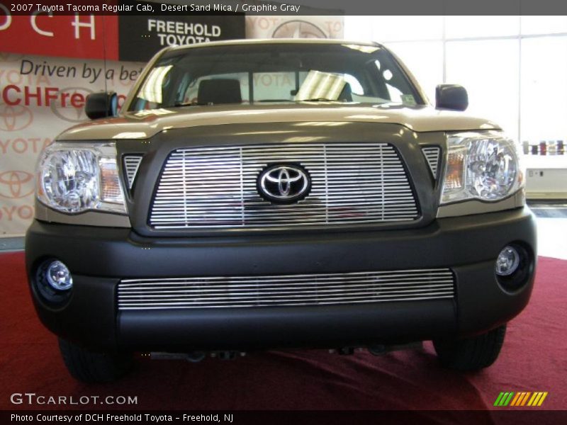 Desert Sand Mica / Graphite Gray 2007 Toyota Tacoma Regular Cab