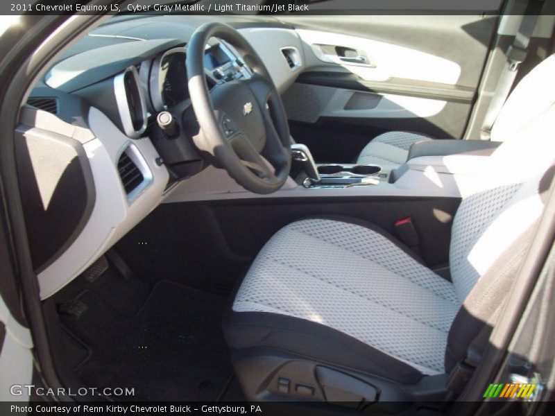  2011 Equinox LS Light Titanium/Jet Black Interior