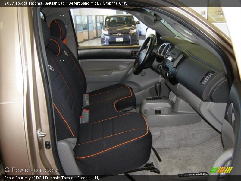 Desert Sand Mica / Graphite Gray 2007 Toyota Tacoma Regular Cab