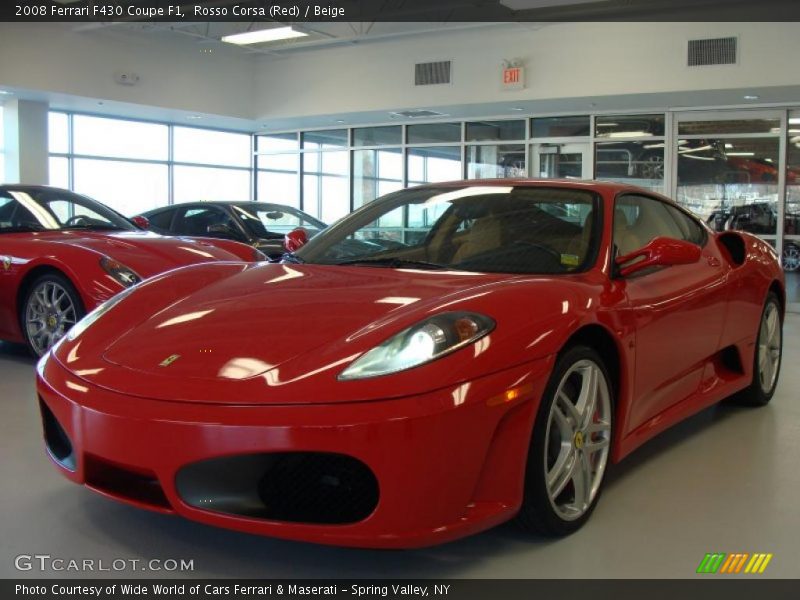 Front 3/4 View of 2008 F430 Coupe F1