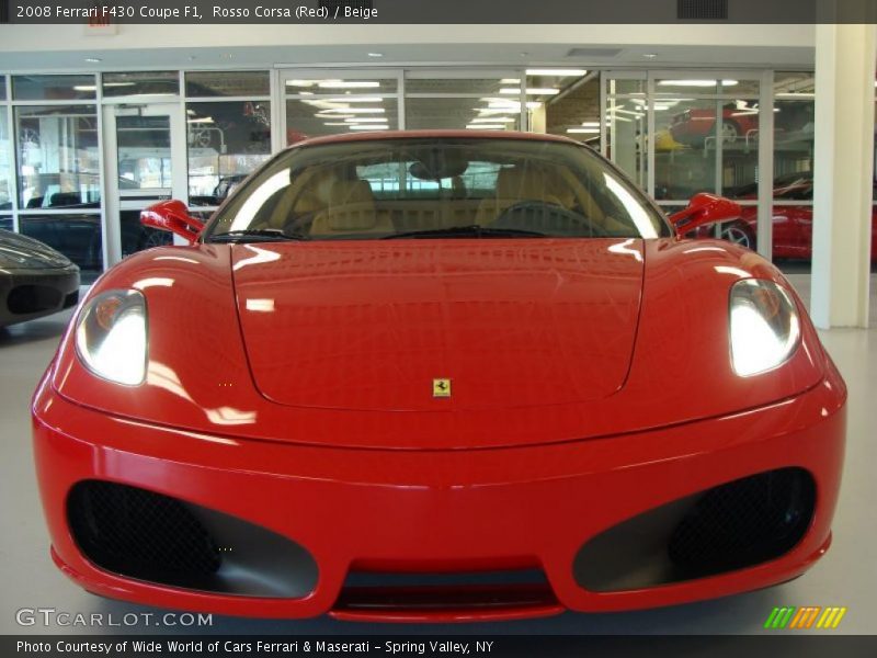 Rosso Corsa (Red) / Beige 2008 Ferrari F430 Coupe F1