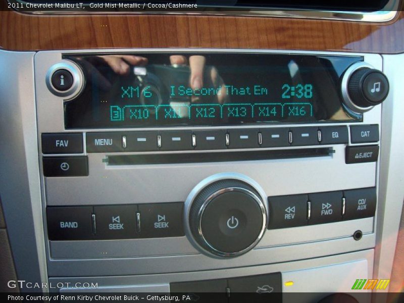 Gold Mist Metallic / Cocoa/Cashmere 2011 Chevrolet Malibu LT
