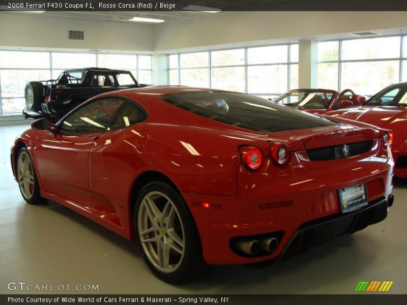 Rosso Corsa (Red) / Beige 2008 Ferrari F430 Coupe F1