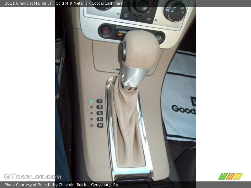 Gold Mist Metallic / Cocoa/Cashmere 2011 Chevrolet Malibu LT