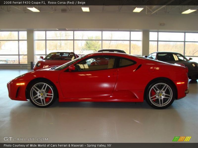 Rosso Corsa (Red) / Beige 2008 Ferrari F430 Coupe F1