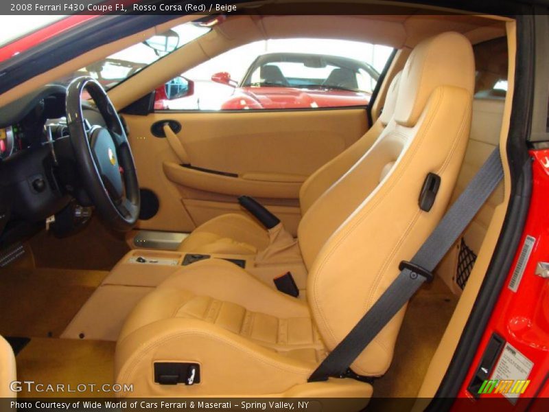  2008 F430 Coupe F1 Beige Interior