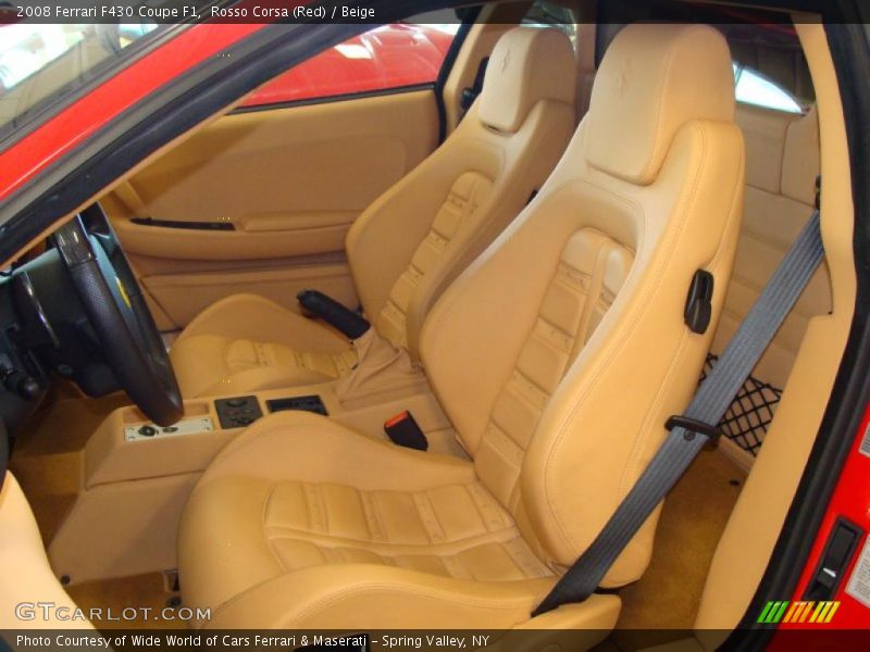  2008 F430 Coupe F1 Beige Interior